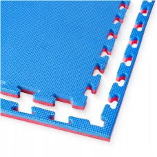 Мат-пазл (ласточкин хвіст) 4FIZJO Mat Puzzle EVA 100 x 100 x 2 cм Blue/Red (P-5907739310002)