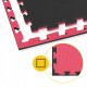 Мат-пазл (ласточкин хвіст) 4FIZJO Mat Puzzle EVA 100 x 100 x 2 cм Black/Red (P-5907739310637)