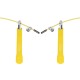 Скакалка швидкісна для кросфіту 4FIZJO Standard+ Yellow (P-5907739311535)