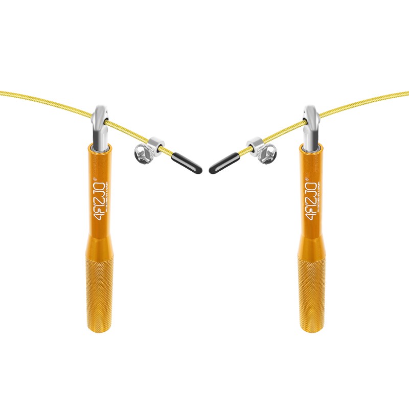 Скакалка швидкісна для кросфіту 4FIZJO Speed Rope Gold (P-5907222931158)