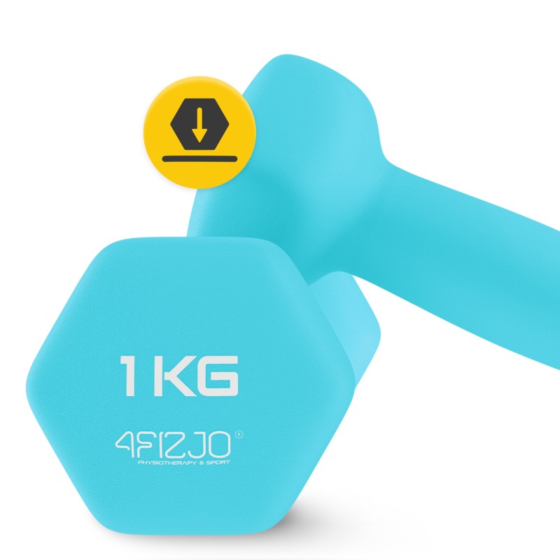 Гантелі вінілові 4FIZJO Classic 2 x 1 кг (P-5907739311955)