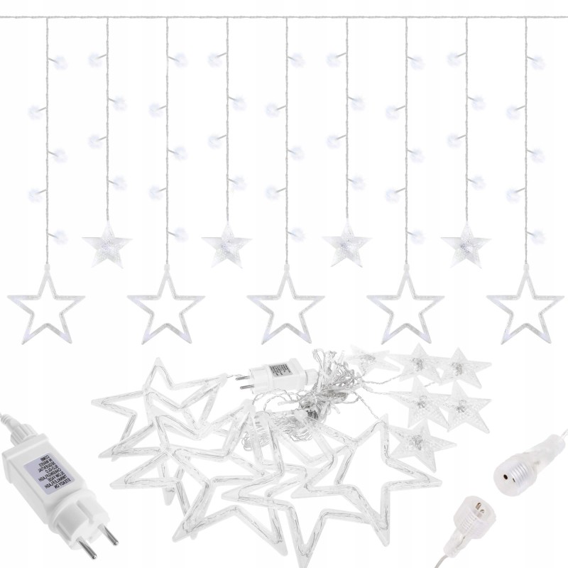 Гірлянда бахрома вулична (зовнішня) Springos 2 м 138 LED CL4011 Cold White