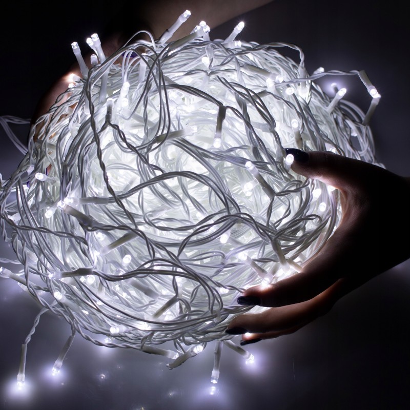 Гірлянда бахрома вулична (зовнішня) Springos 12 м 300 LED CL300 Cold White