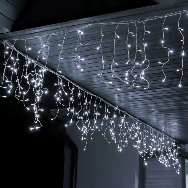 Гірлянда бахрома вулична (зовнішня) Springos 12 м 300 LED CL300 Cold White