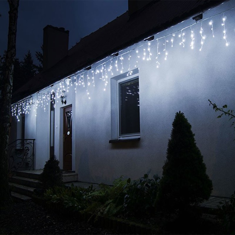 Гірлянда бахрома вулична (зовнішня) Springos 12 м 300 LED CL300 Cold White