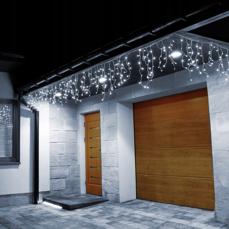 Гірлянда бахрома вулична (зовнішня) Springos 12 м 300 LED CL300 Cold White