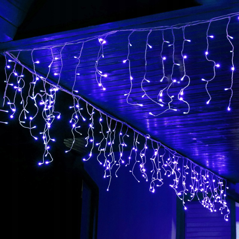 Гірлянда бахрома вулична (зовнішня) Springos 12 м 300 LED CL302 Blue