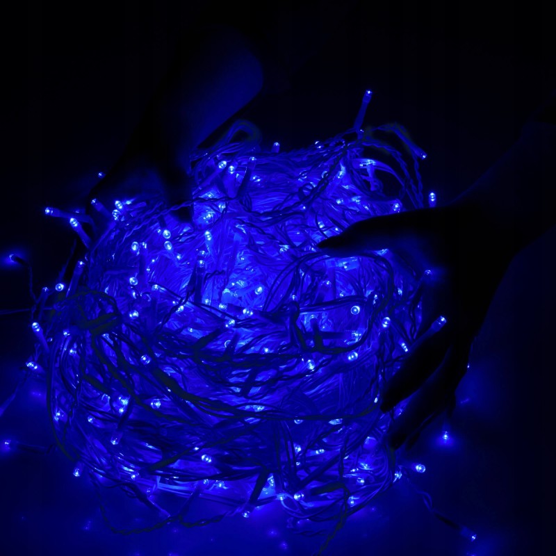 Гірлянда бахрома вулична (зовнішня) Springos 12 м 300 LED Pilot CL306 Blue