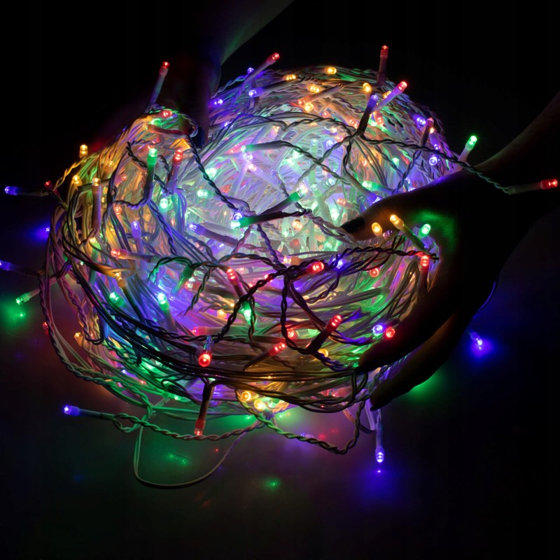 Гірлянда бахрома вулична (зовнішня) Springos 12 м 300 LED Pilot CL307 Mix
