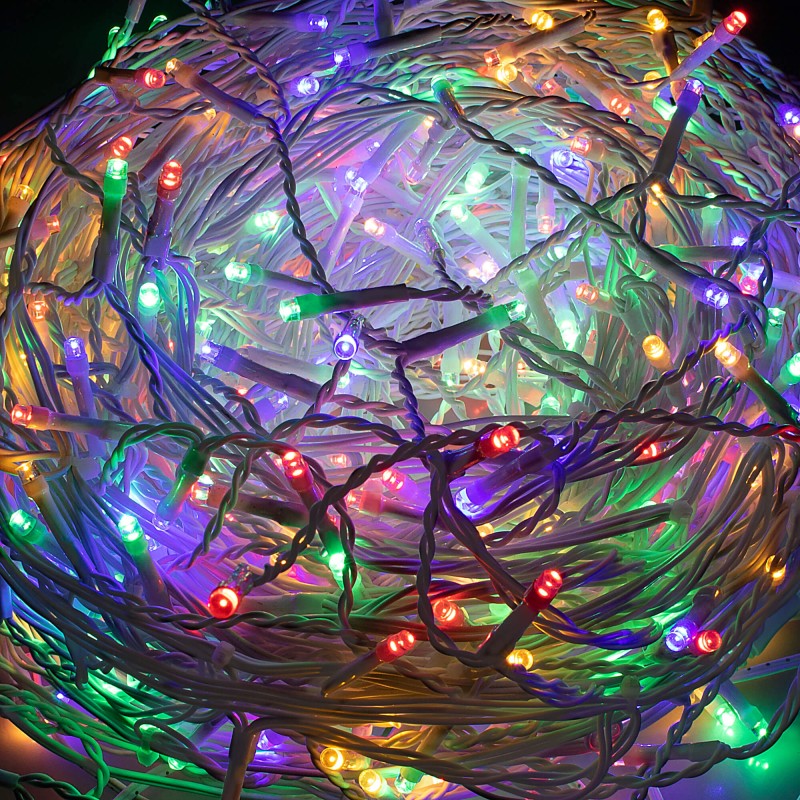 Гірлянда бахрома вулична (зовнішня) Springos 12 м 300 LED Pilot CL307 Mix
