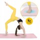 Килимок (мат) спортивний 4FIZJO TPE 180 x 60 x 1 см для йоги та фітнесу Pink/Grey (P-5907739311900)