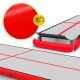 Мат гімнастичний надувний 4FIZJO Air Track Mat 600 x 200 x 20 см White/Red (P-5907739312044)