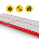 Мат гімнастичний надувний 4FIZJO Air Track Mat 600 x 200 x 20 см White/Red (P-5907739312044)