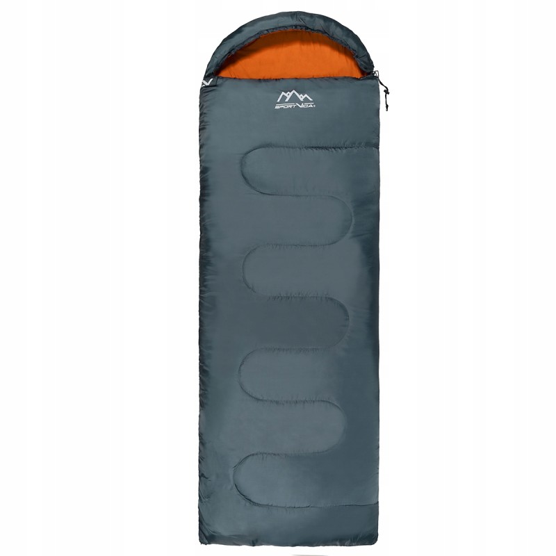 Спальний мішок (спальник) ковдра SportVida SV-CC0065 +2 ...+21°C R Navy Green/Orange