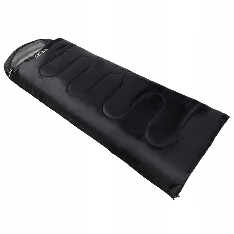 Спальний мішок (спальник) ковдра SportVida SV-CC0062 +2 ...+21°C R Black/Grey
