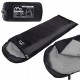 Спальний мішок (спальник) ковдра SportVida SV-CC0062 +2 ...+21°C R Black/Grey