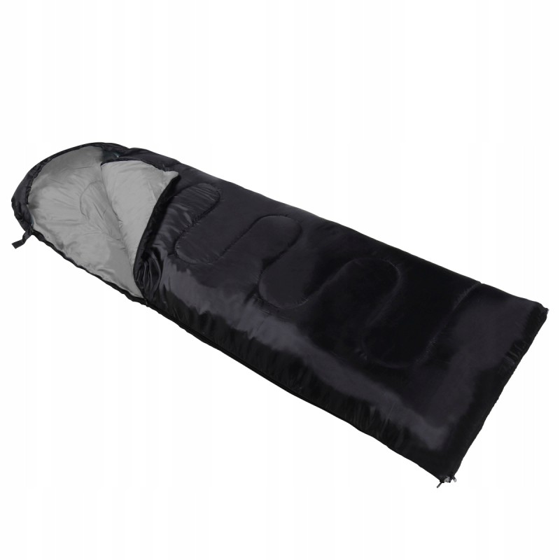 Спальний мішок (спальник) ковдра SportVida SV-CC0062 +2 ...+21°C R Black/Grey