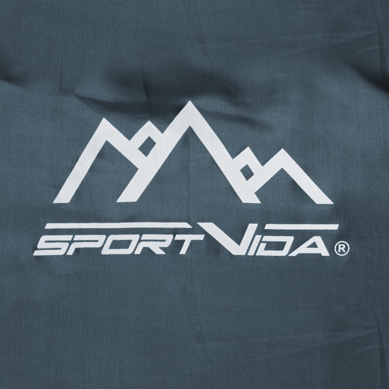 Спальний мішок (спальник) ковдра SportVida SV-CC0063 +2 ...+21°C R Navy Green/Red