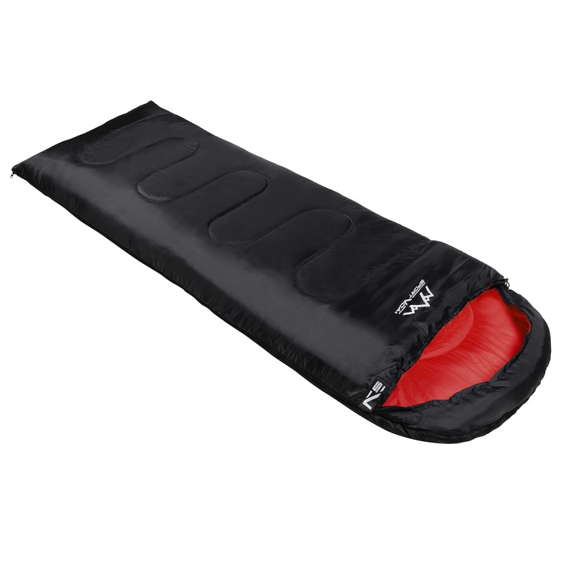 Спальний мішок (спальник) ковдра SportVida SV-CC0064 +2 ...+21°C L Black/Red