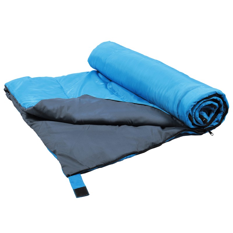 Спальний мішок (спальник) ковдра SportVida SV-CC0060 +2 ...+21°C R Sky Blue/Grey