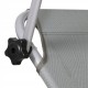 Розкладачка-шезлонг Springos з навісом Springos GC0038 Grey