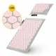 Килимок акупунктурний з подушкою 4FIZJO Eco Mat Аплікатор Кузнєцова Grey/Pink (P-5907739312174)