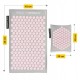 Килимок акупунктурний з подушкою 4FIZJO Eco Mat Аплікатор Кузнєцова Grey/Pink (P-5907739312174)