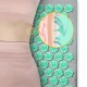 Килимок акупунктурний з подушкою 4FIZJO Eco Mat Аплікатор Кузнєцова Grey/Mint (P-5907739312181)