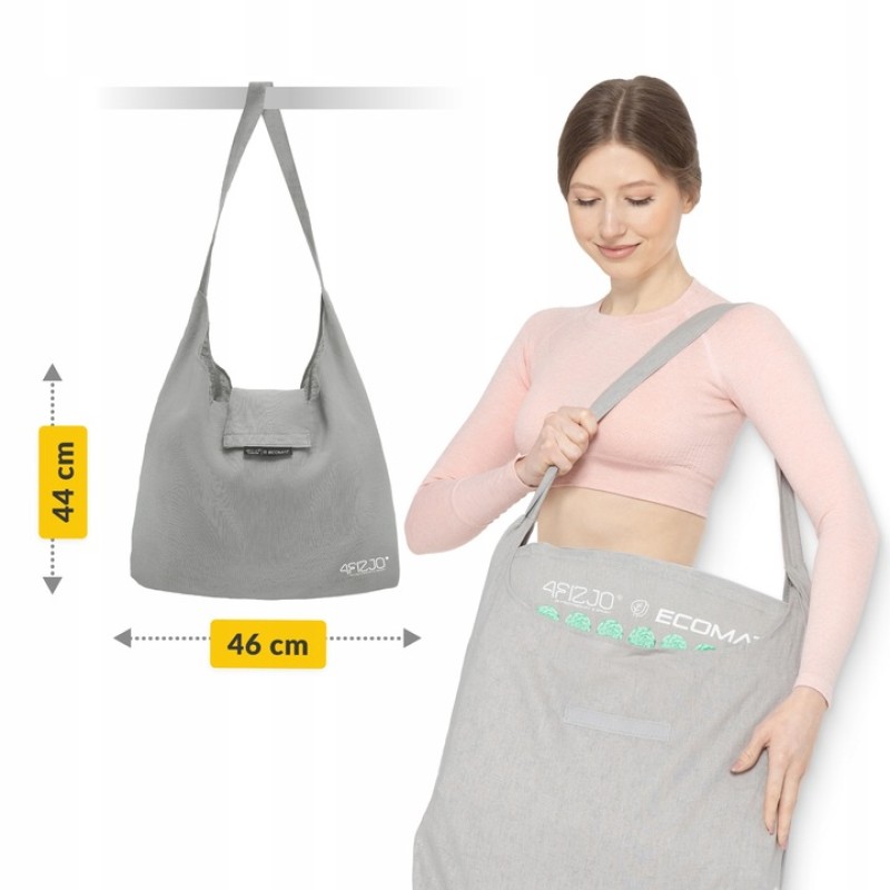 Килимок акупунктурний з подушкою 4FIZJO Eco Mat Аплікатор Кузнєцова Grey/Mint (P-5907739312181)