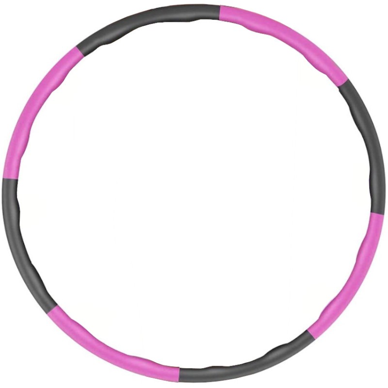 Обруч масажний 4FIZJO (хулахуп) складний 95 см 1 кг Grey/Pink (P-5907739313027)