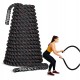 Канат тренувальний 4FIZJO Battle Rope 15 м для кросфіту Black (P-5907739312266)