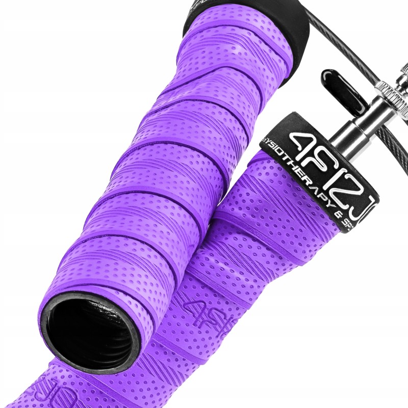 Скакалка швидкісна для кросфіту 4FIZJO Speed Rope PRO+ Violet (P-5907739313188)