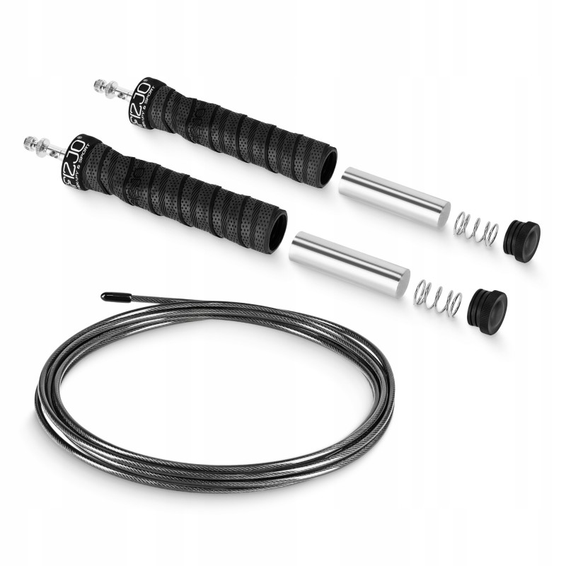 Скакалка швидкісна для кросфіту 4FIZJO Speed Rope PRO+ Black (P-5907739313164)