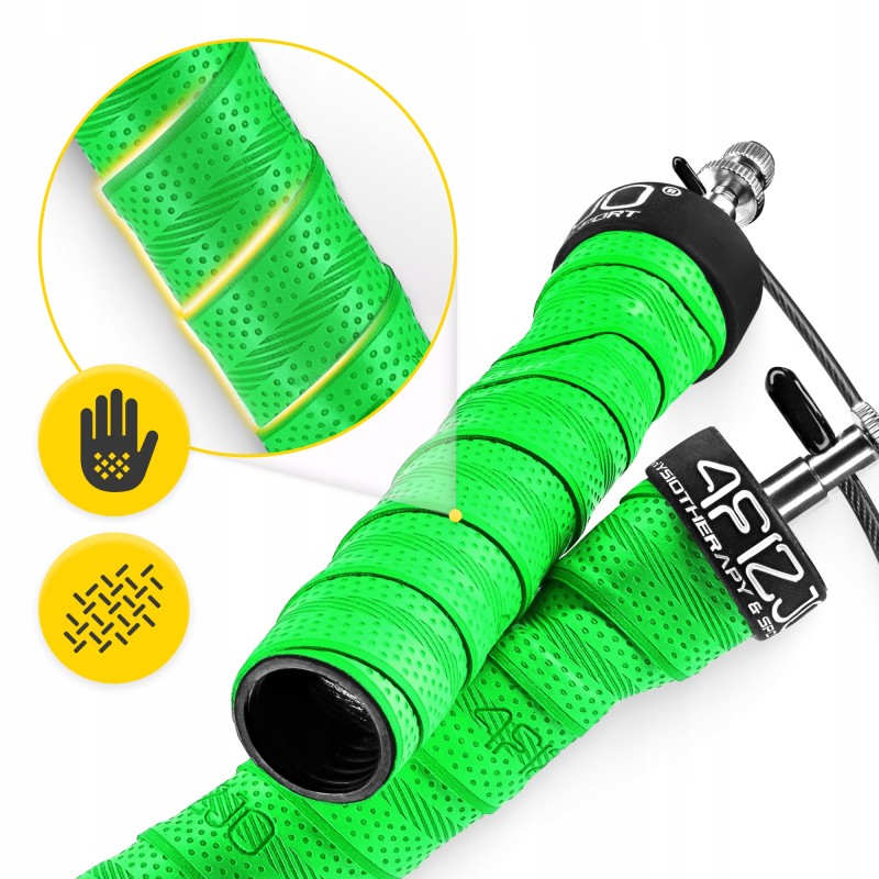 Скакалка швидкісна для кросфіту 4FIZJO Speed Rope PRO+ Green (P-5907739313195)