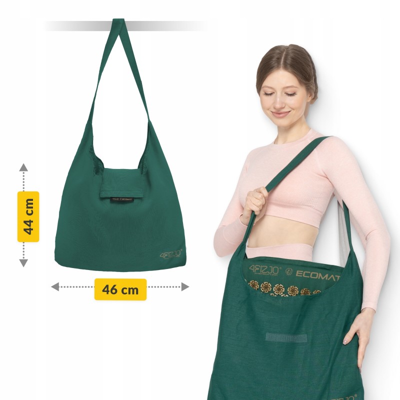 Килимок акупунктурний з подушкою 4FIZJO Eco Mat Аплікатор Кузнєцова Navy Green/Gold (P-5907739312891)