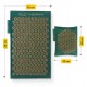 Килимок акупунктурний з подушкою 4FIZJO Eco Mat Аплікатор Кузнєцова Navy Green/Gold (P-5907739312891)