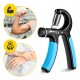 Еспандер кистьовий 4FIZJO 10-40 кг з регульованим навантаженням Black/Blue (P-5907739313331)