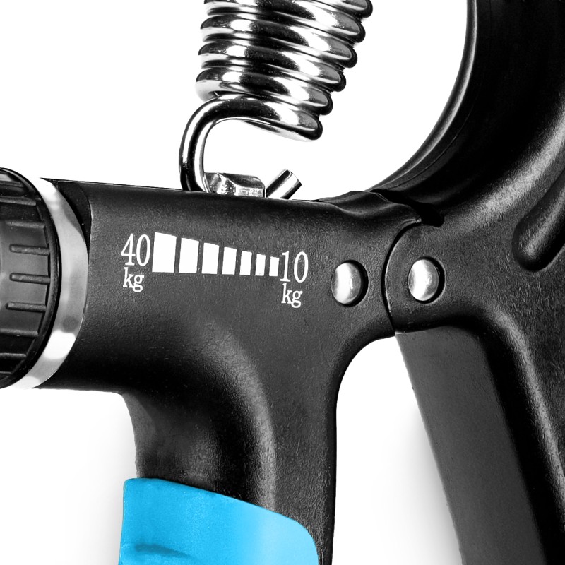 Еспандер кистьовий 4FIZJO 10-40 кг з регульованим навантаженням Black/Blue (P-5907739313331)