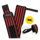 Бинти для зап'ясть (кистьові бинти) 4FIZJO Wrist Wraps Black/Red (P-5907739313003)