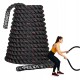 Канат тренувальний 4FIZJO Battle Rope 12 м для кросфіту Black (P-5907739312259)