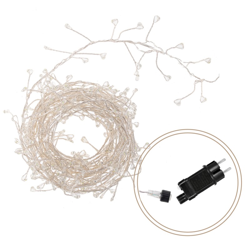 Гірлянда Springos 3 м 300 LED CL0091 Cold White/Pink