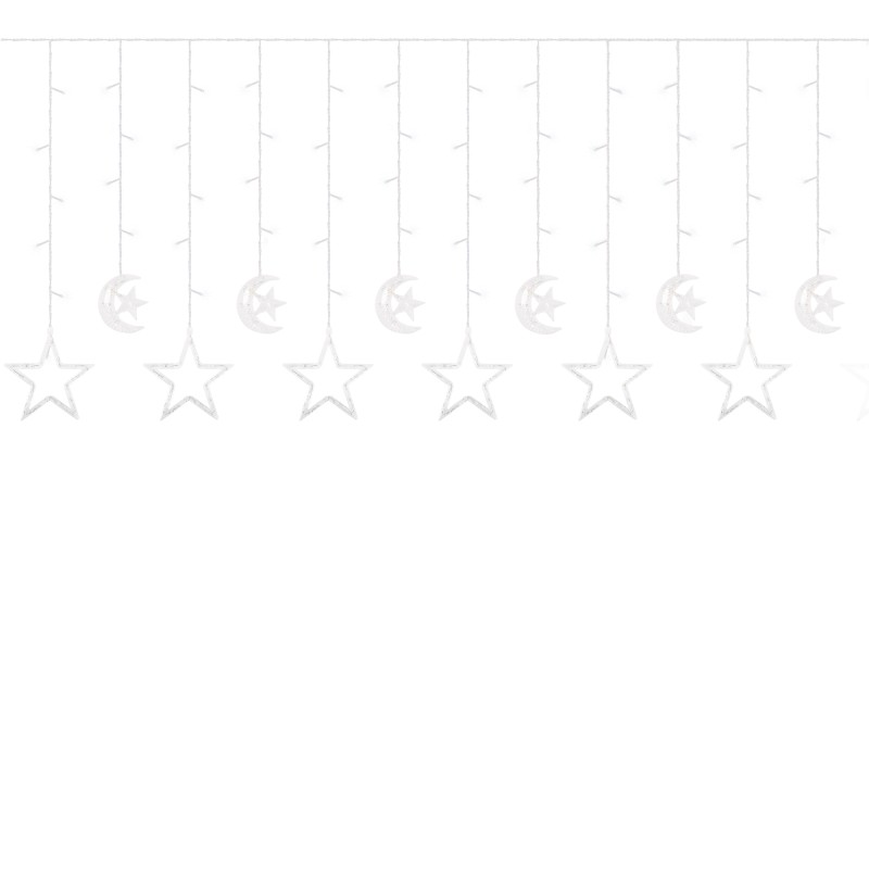 Гірлянда бахрома вулична (зовнішня) Springos 2 м 138 LED CL4013 Warm White