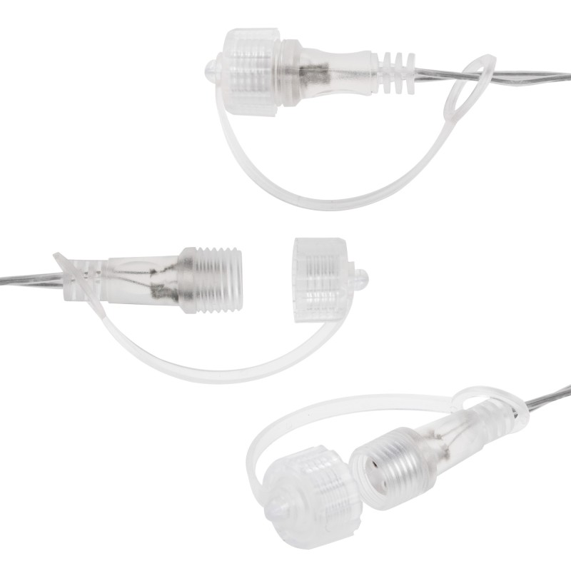 Гірлянда бахрома вулична (зовнішня) Springos 2 м 138 LED CL4013 Warm White