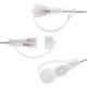 Гірлянда бахрома вулична (зовнішня) Springos 2 м 138 LED CL4013 Warm White