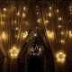 Гірлянда бахрома вулична (зовнішня) Springos 2 м 138 LED CL4013 Warm White
