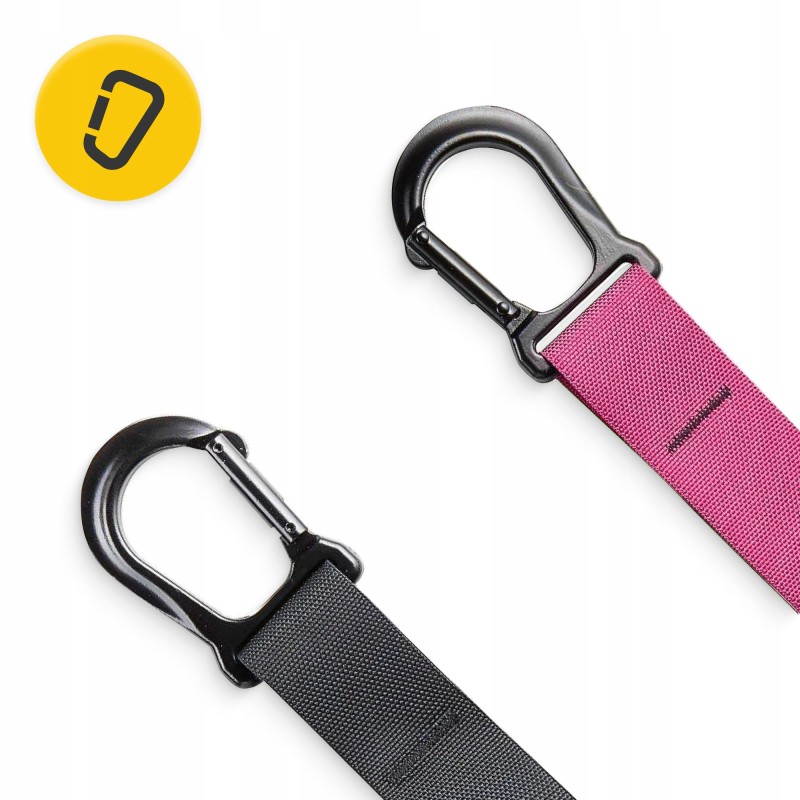 Петлі для функціонального тренінгу 4FIZJO підвісна система Black/Pink (P-5907739314109)