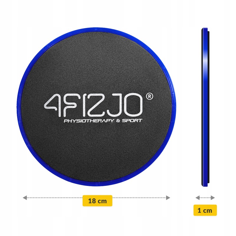 Диски-слайдери для ковзання (глайдингу) 4FIZJO Sliding Disc Blue (P-5907739312273)