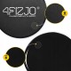 Диски-слайдери для ковзання (глайдингу) 4FIZJO Sliding Disc Black (P-5907739313355)