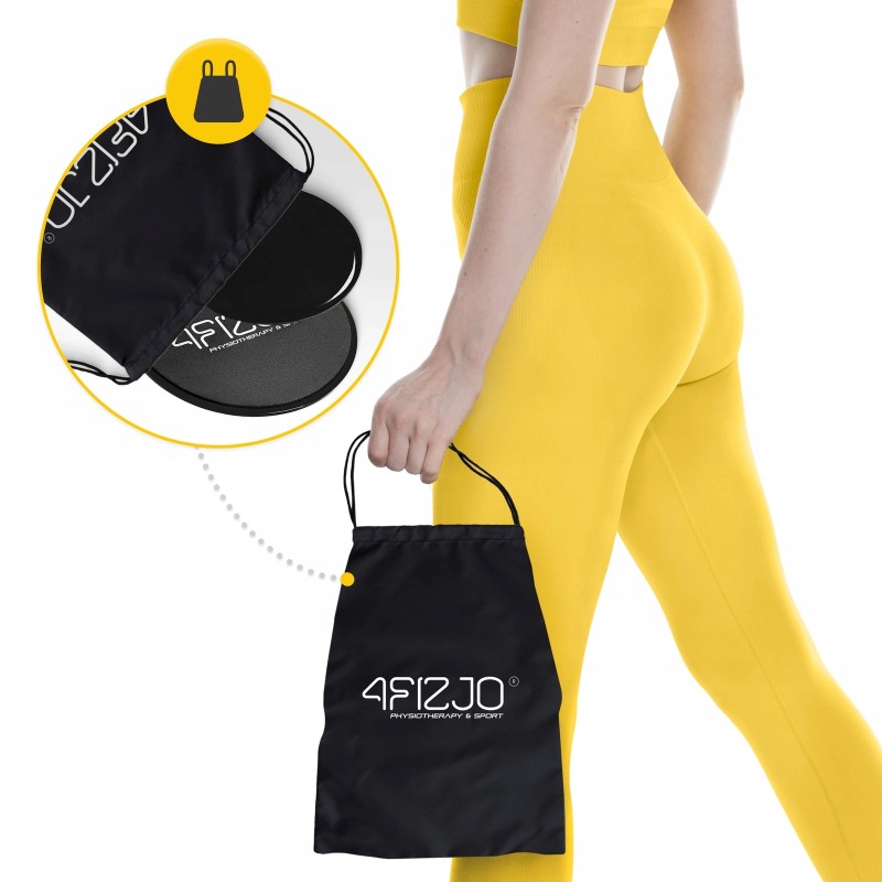 Диски-слайдери для ковзання (глайдингу) 4FIZJO Sliding Disc Black (P-5907739313355)