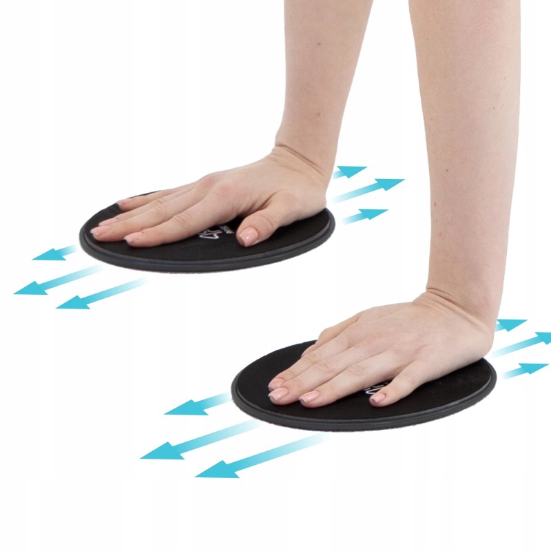 Диски-слайдери для ковзання (глайдингу) 4FIZJO Sliding Disc Black (P-5907739313355)